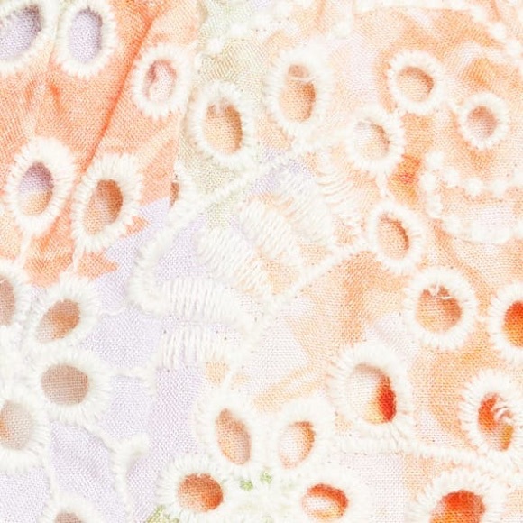 Alice and Olivia Kirsten Embroidered Eyelet Skirt - Picture 5 of 11